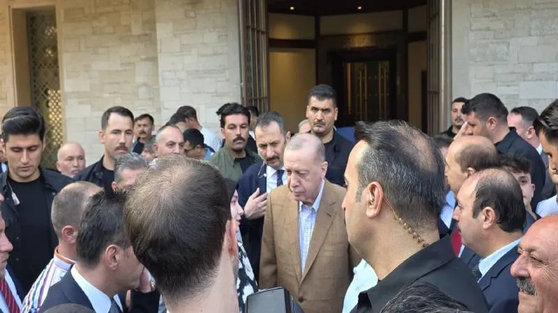 Cumhurbaşkanı Erdoğan bayram namazını Marmaris'te kıldı
