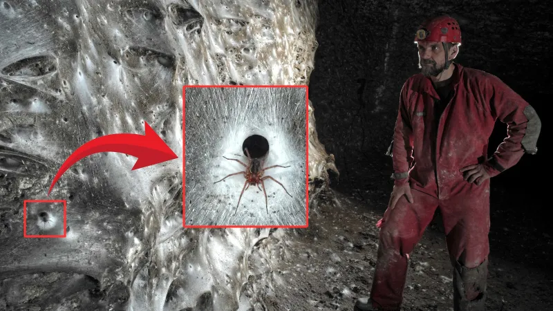 Dünyanın en büyük örümcek ağı keşfedildi