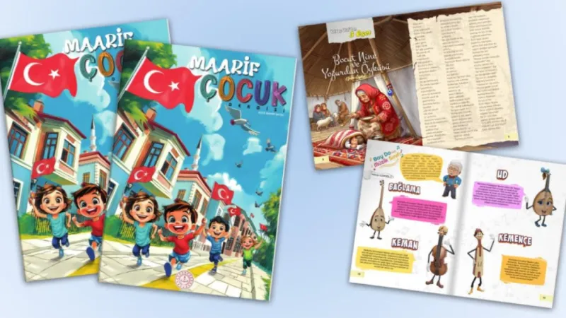 MEB'in Maarif Çocuk dergisi yayımlandı