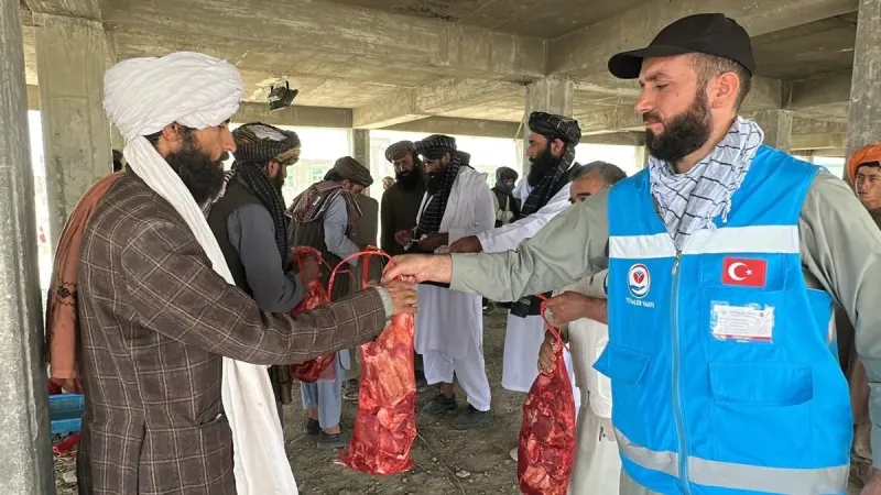 Türkiye’den Afganistan'da kurban seferberliği!