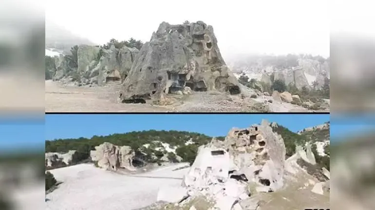 Defineciler Ornaş Kayalıkları'nı Patlattı! UNESCO Mirası Tehlikede mi?